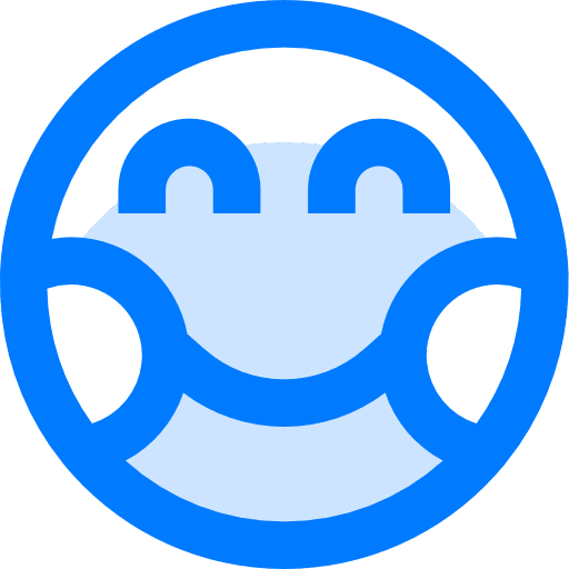 Blush smiling smile smileys icon