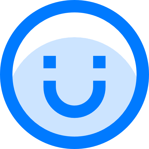 Happy interface emoticon emoji icon