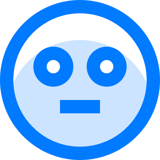 Shocked smile faces shocked icon