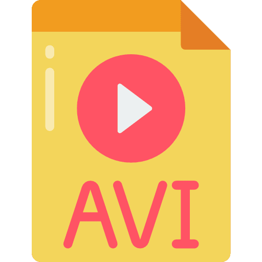Avi files file extension interface icon