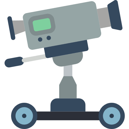 Camera dolly camera filming electronics icon