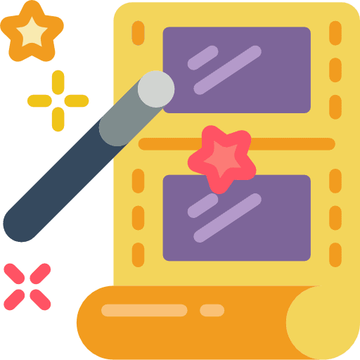 Editing interface video player editor icon