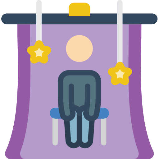 Studio film set scene icon