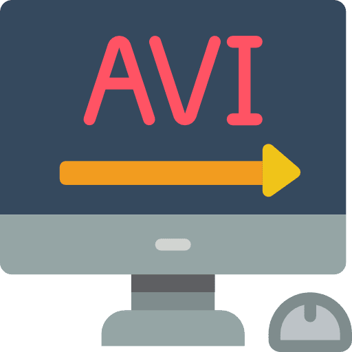 Avi symbol file files and folders icon
