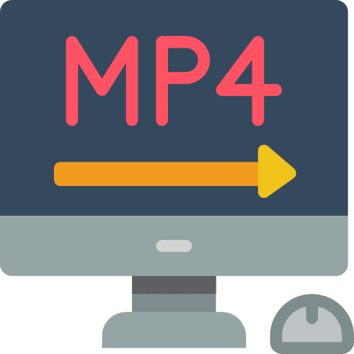 Mp4 mp4 screen file format icon