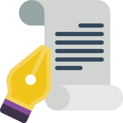 Script edit write pencil icon