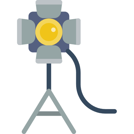 Spotlight illumination miscellaneous spotlight icon