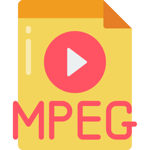 Mpeg archive format file icon
