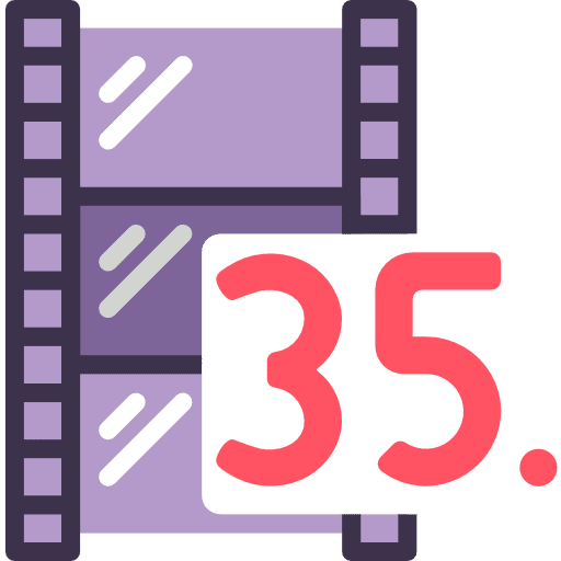 Negative film music and multimedia multimedia option negative icon