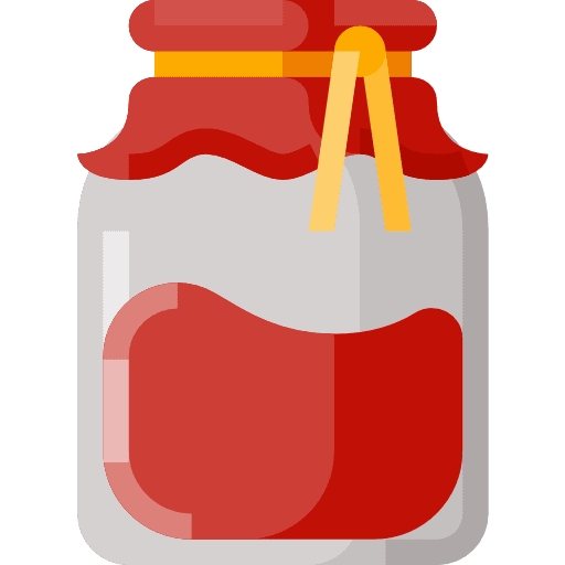 Jam food and restaurant conserve jam icon