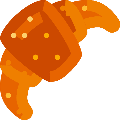 Croissant baked croissants food and restaurant icon