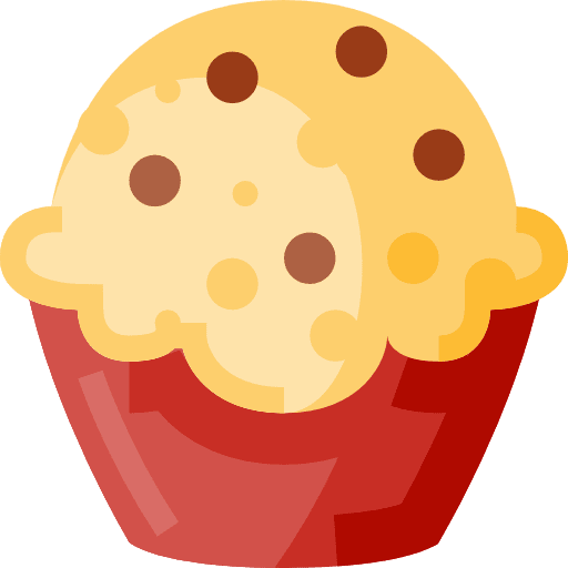 Cupcake sweet bakery baked icon