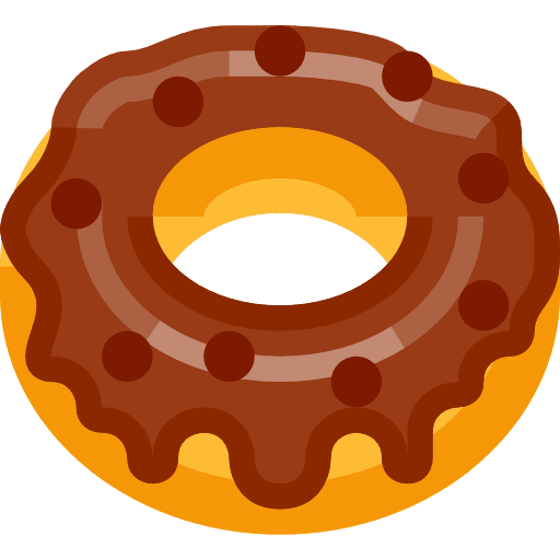 Doughnut food sweet sugar icon