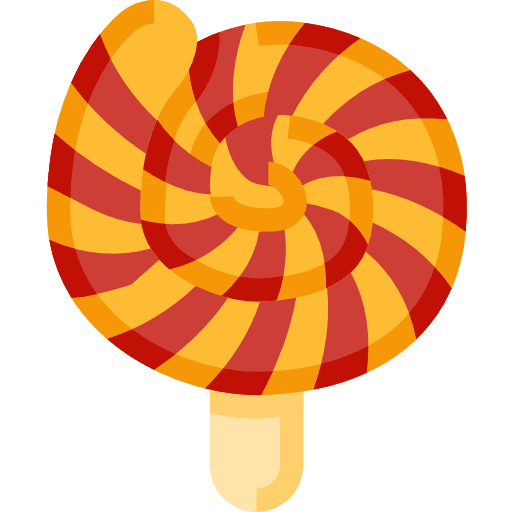 Lollipop food and restaurant popsicle candy icon
