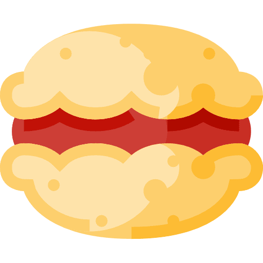 Macaron food and restaurant snack dessert icon