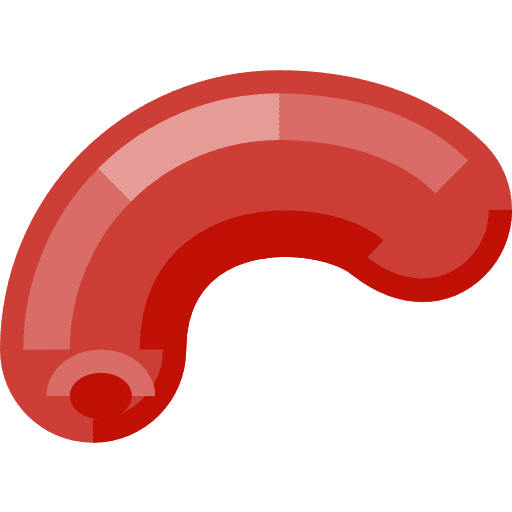 Sausage fast food meat food icon