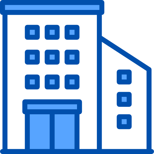 Building holidays resort trip icon