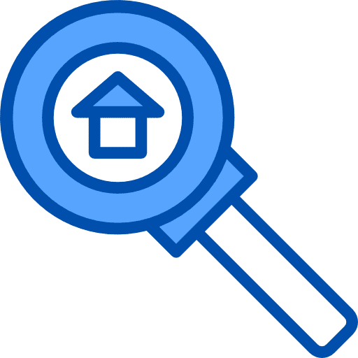 Search construction home search icon