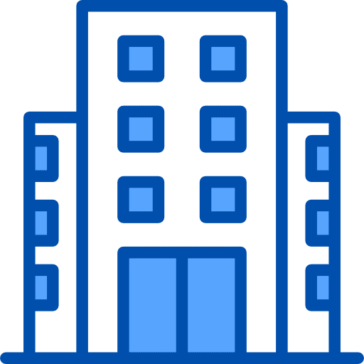 Building vacations resort holidays icon