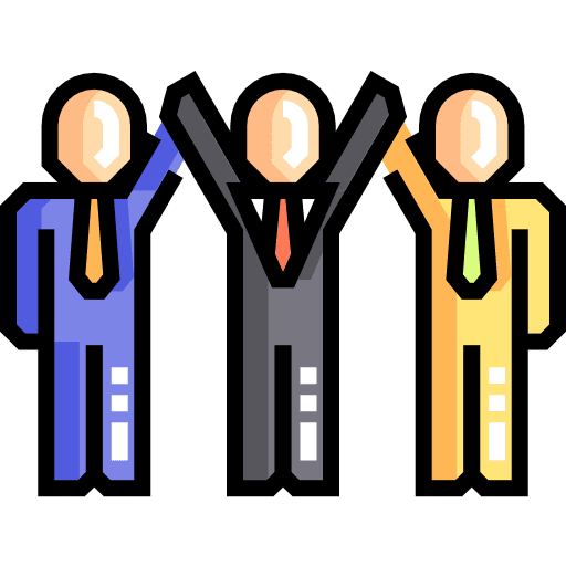 Teamwork person networking group icon