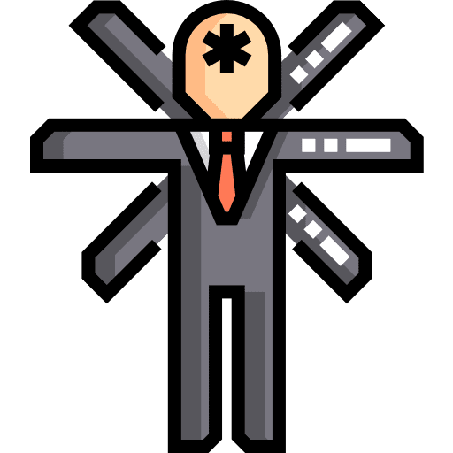 Skills decisive user employee icon