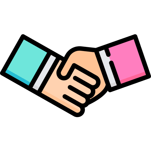 Handshake hand shake gestures onboard icon