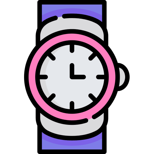 Wristwatch clock timer wristwatch icon