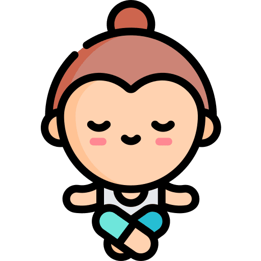 Yoga poses meditation lotus position icon