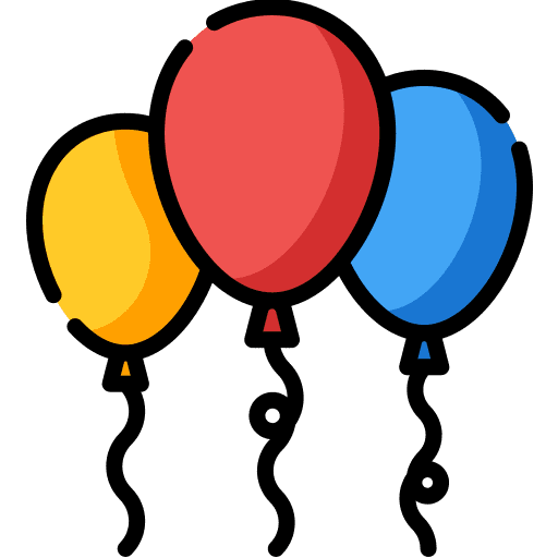 Ballons balloon air party icon