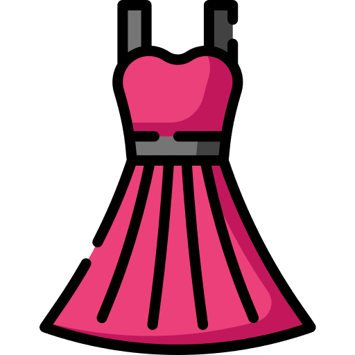 Dress dress fashion clothing icon