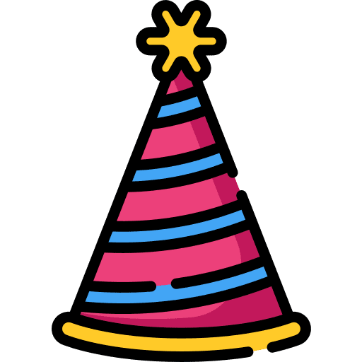 Party hat birthday party hat celebration icon