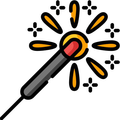 Sparkler holidays firecracker entertainment icon