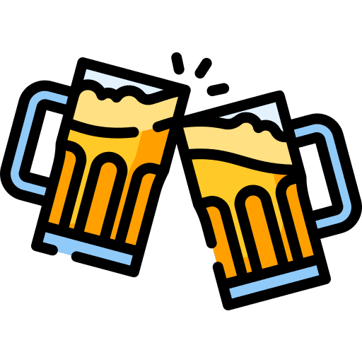 Toast drink pint of beer beer icon