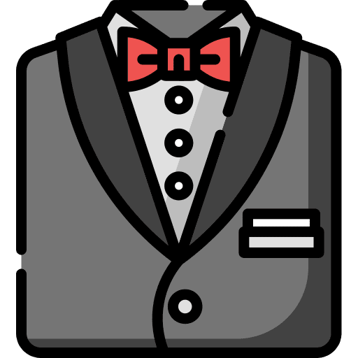 Tuxedo fashion garment suit icon