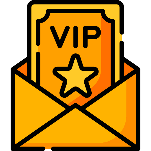 Vip invitation files and folders show icon