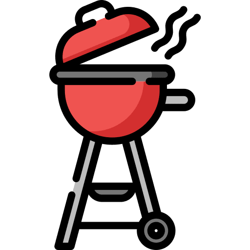 Barbecue birthday and party food and restaurant barbecue icon