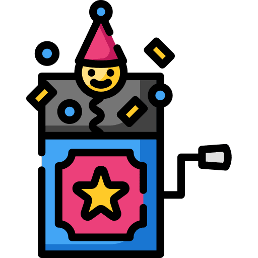 Jack in the box jack gaming surprise icon