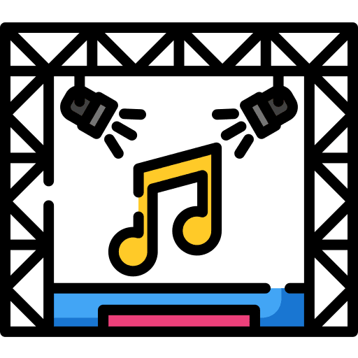 Stage music live music musical icon