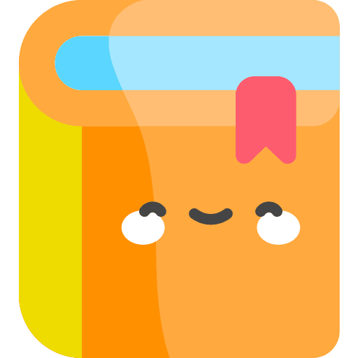 Book notebook book smiley icon