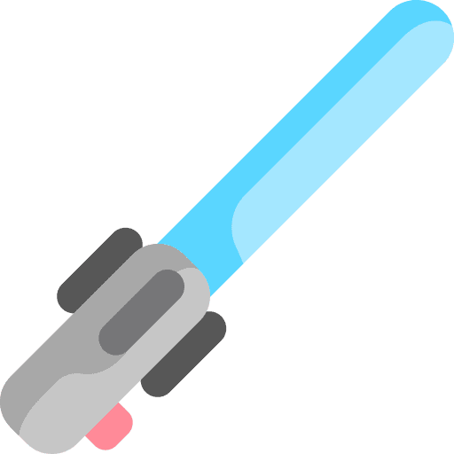 Laser sword saber science fiction laser icon