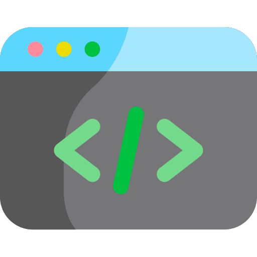 Programming computer web development ui icon