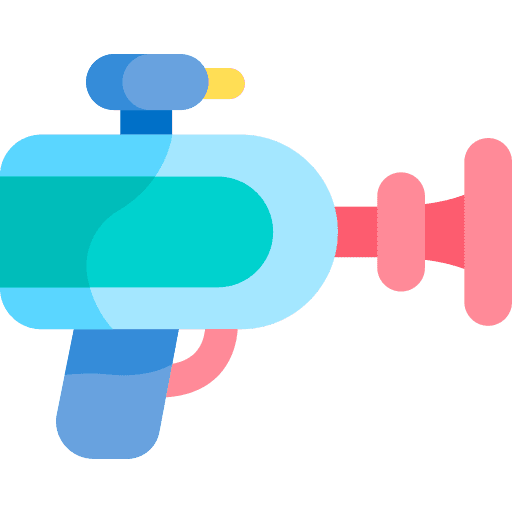 Laser gun laser gun ray space icon