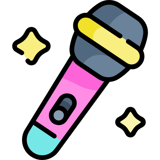 Microphone karaoke voice song icon