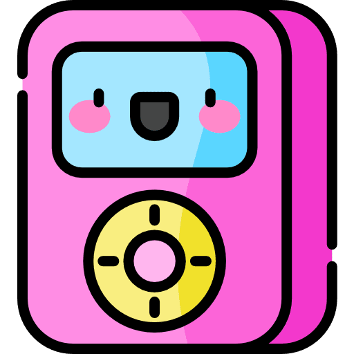 Ipod music technology device icon