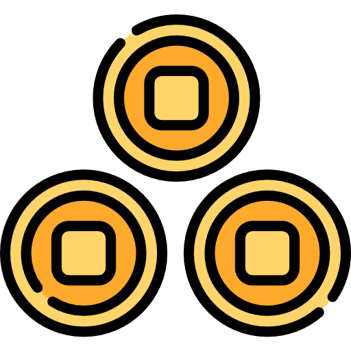 Coins business stack cash icon
