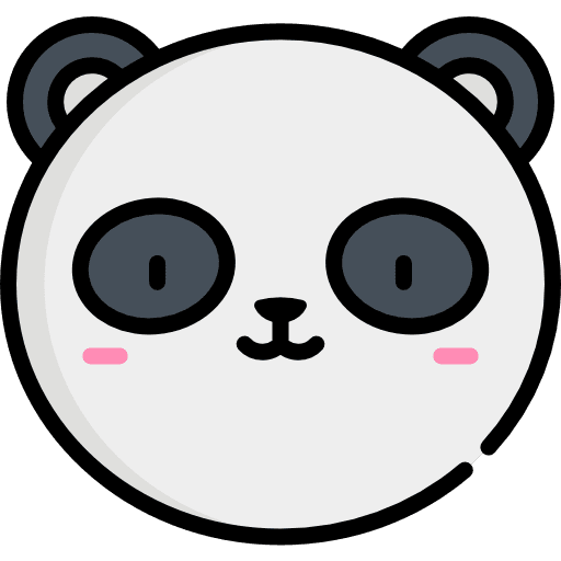 Panda bear mammal animals icon