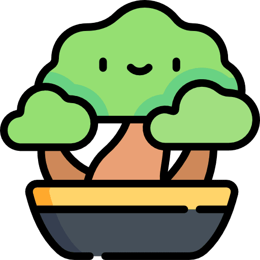 Bonsai plant japan nature icon