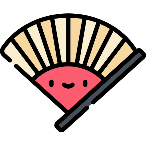 Fan fashion chinese smiley icon