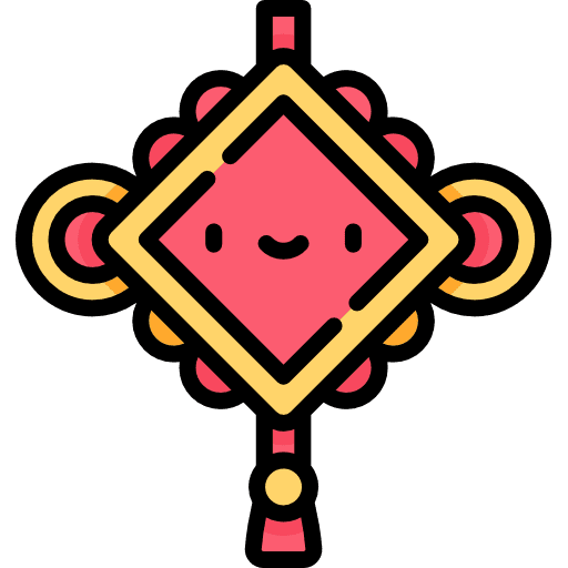 Ornament chinese shapes and symbols ornamental icon