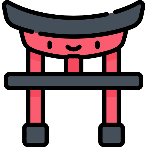 Torii gate asia torii gate landmark icon